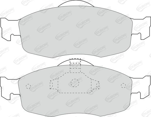 DURON stabdžių trinkelių rinkinys, diskinis stabdys DBP240884