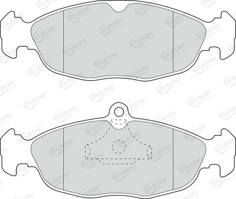 DURON stabdžių trinkelių rinkinys, diskinis stabdys DBP250732