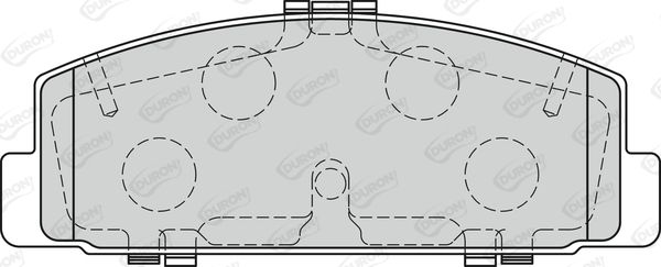 DURON Комплект тормозных колодок, дисковый тормоз DBP321721