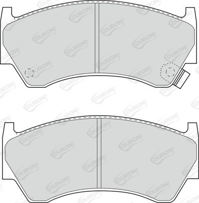 DURON stabdžių trinkelių rinkinys, diskinis stabdys DBP331091