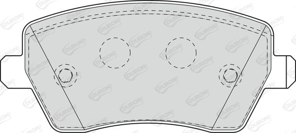 DURON stabdžių trinkelių rinkinys, diskinis stabdys DBP351617
