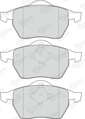 DURON Комплект тормозных колодок, дисковый тормоз DBP391167