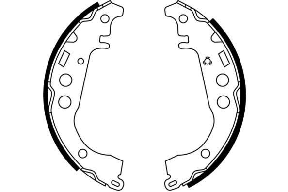 E.T.F. Комплект тормозных колодок 09-0545