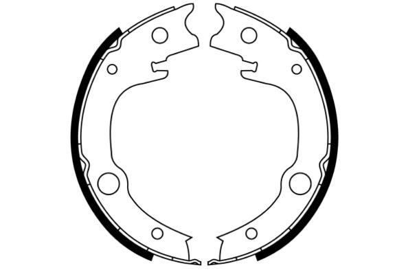 E.T.F. Комплект тормозных колодок 09-0673