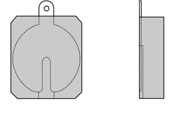 E.T.F. Комплект тормозных колодок, дисковый тормоз 12-0013