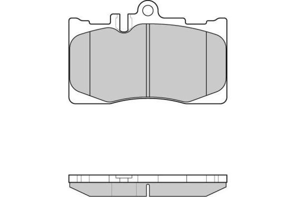 E.T.F. Комплект тормозных колодок, дисковый тормоз 12-1021