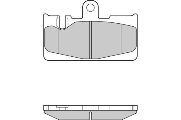 E.T.F. Комплект тормозных колодок, дисковый тормоз 12-1022