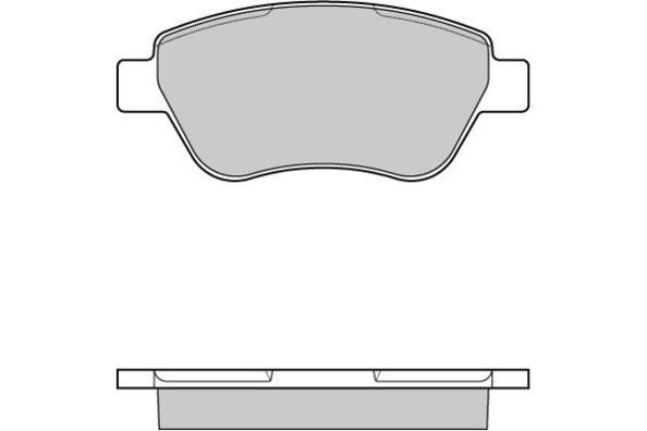 E.T.F. Комплект тормозных колодок, дисковый тормоз 12-1040