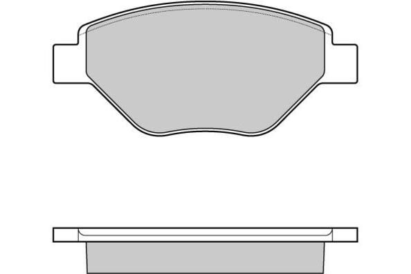 E.T.F. Комплект тормозных колодок, дисковый тормоз 12-1113