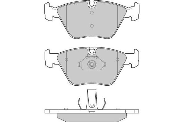 E.T.F. Комплект тормозных колодок, дисковый тормоз 12-1135