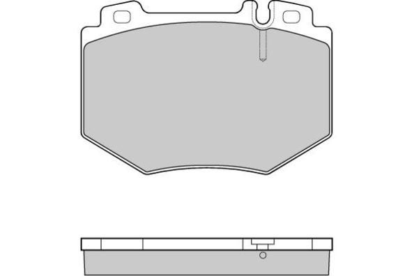 E.T.F. Комплект тормозных колодок, дисковый тормоз 12-1166