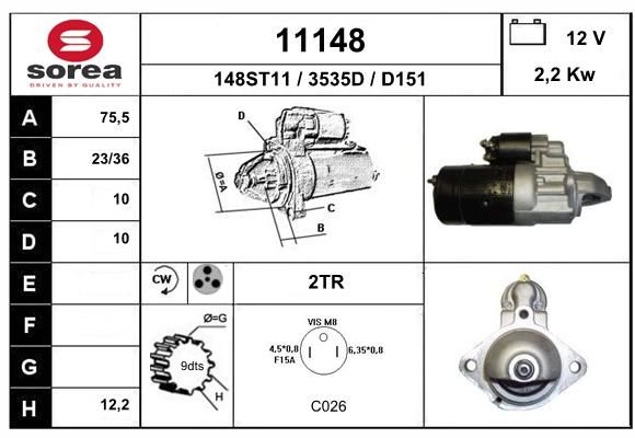 EAI starteris 11148