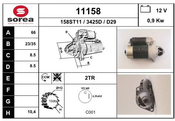 EAI starteris 11158