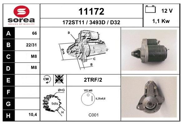 EAI starteris 11172