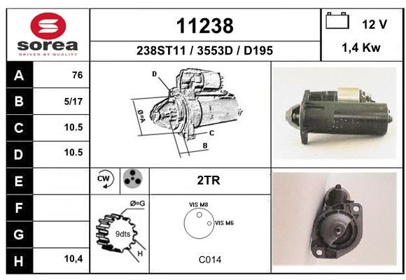 EAI starteris 11238