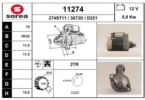 EAI starteris 11274