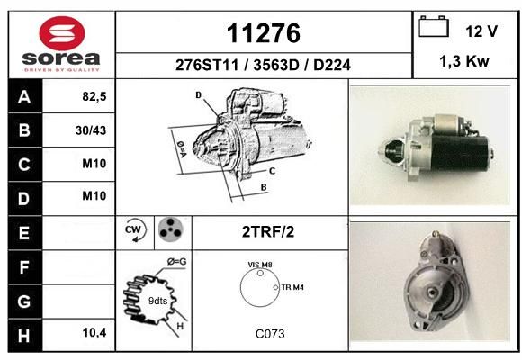 EAI starteris 11276