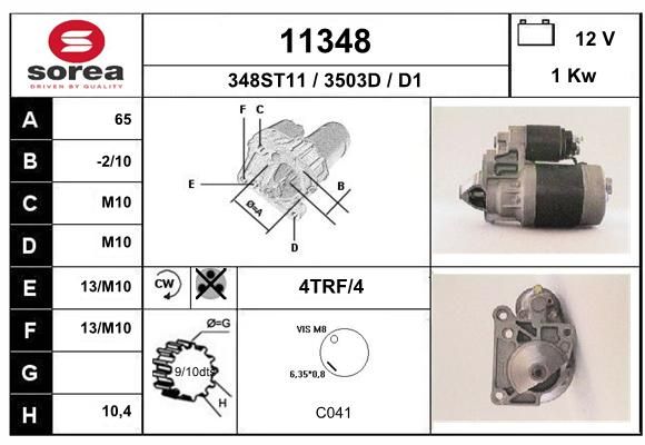 EAI starteris 11348