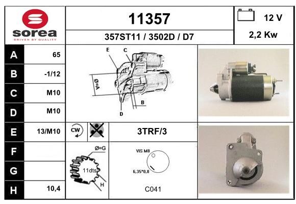 EAI starteris 11357