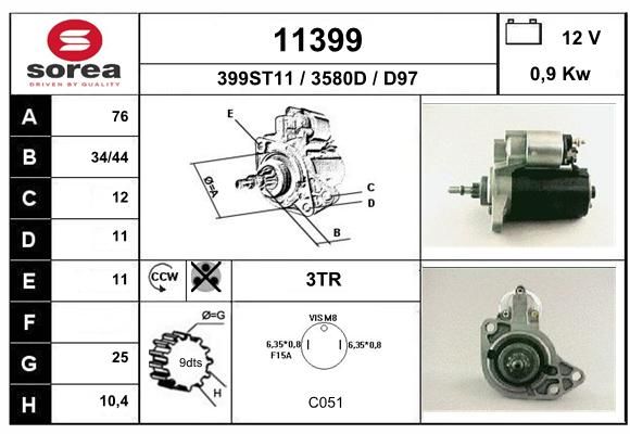 EAI starteris 11399