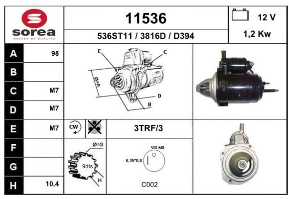 EAI starteris 11536