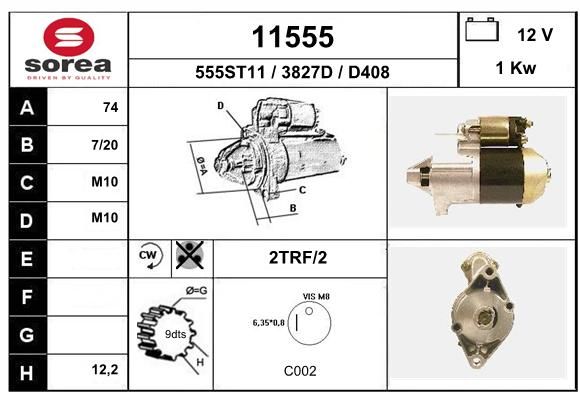 EAI starteris 11555