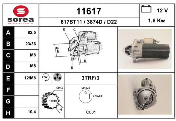 EAI starteris 11617