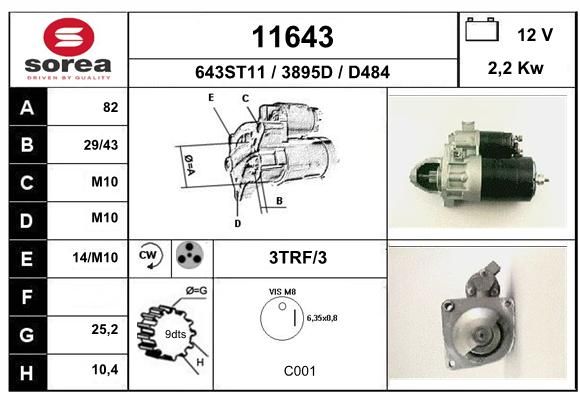 EAI starteris 11643