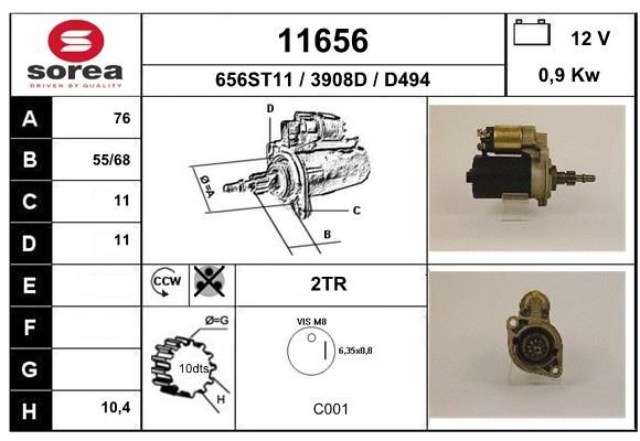 EAI starteris 11656