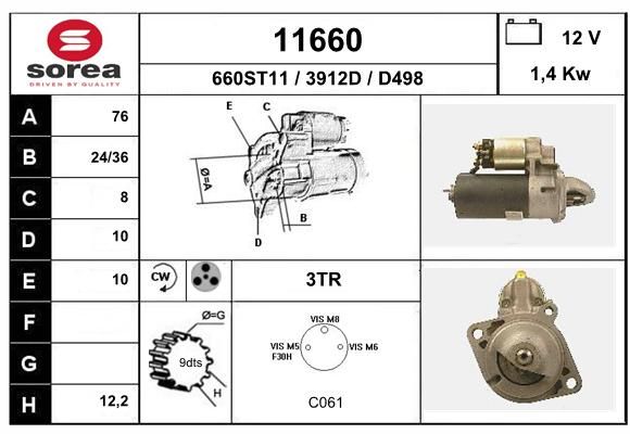 EAI starteris 11660