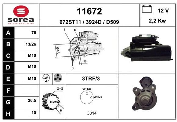 EAI starteris 11672