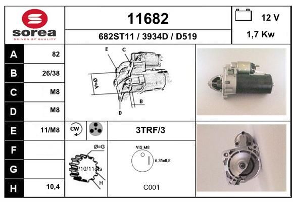 EAI starteris 11682