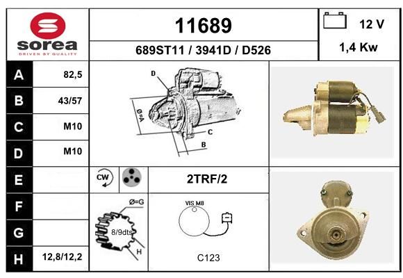 EAI starteris 11689