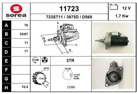 EAI starteris 11723