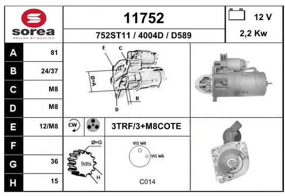 EAI starteris 11752