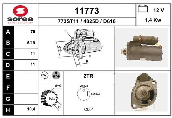 EAI starteris 11773