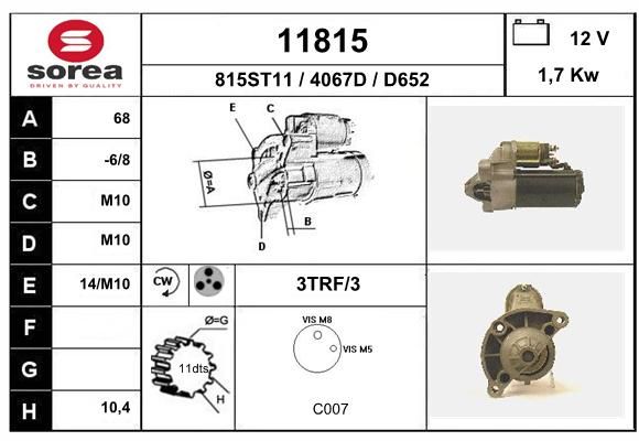 EAI starteris 11815