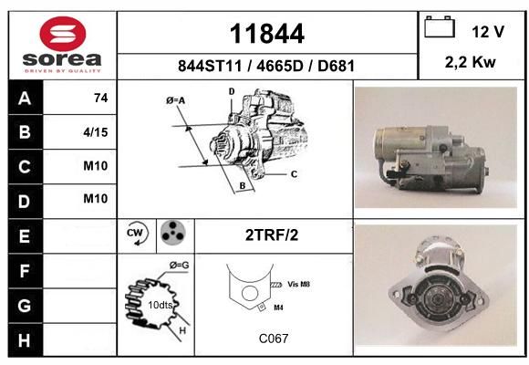 EAI starteris 11844