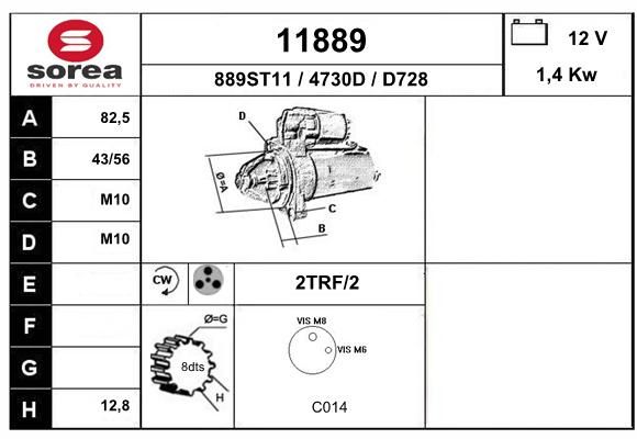 EAI starteris 11889