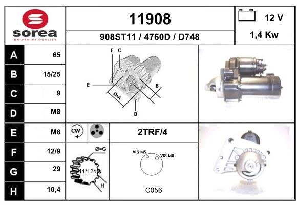 EAI starteris 11908