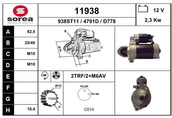 EAI starteris 11938