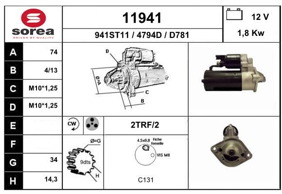 EAI starteris 11941