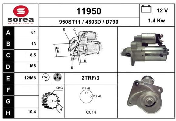 EAI starteris 11950