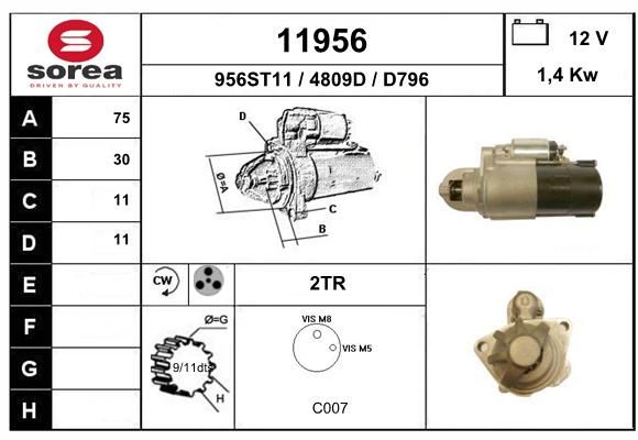 EAI starteris 11956