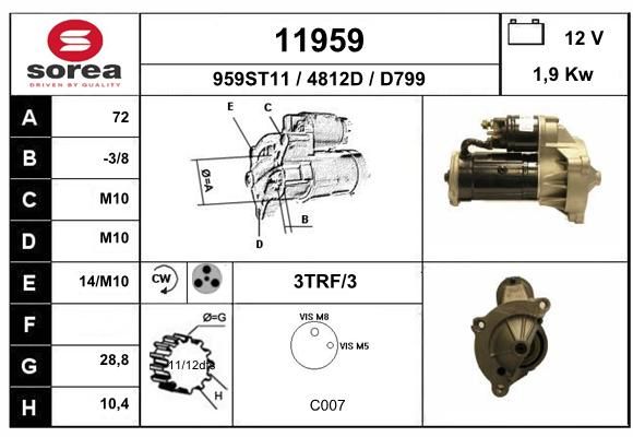 EAI starteris 11959