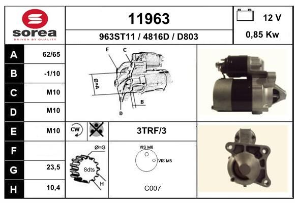 EAI starteris 11963