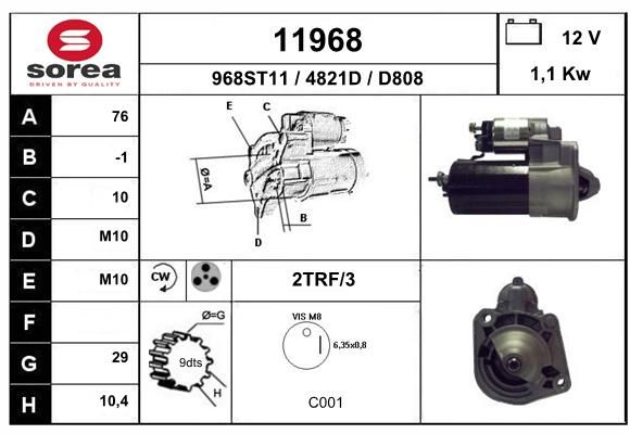 EAI starteris 11968