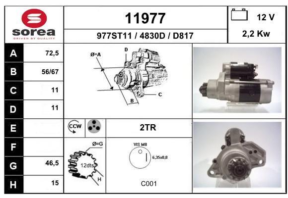 EAI starteris 11977