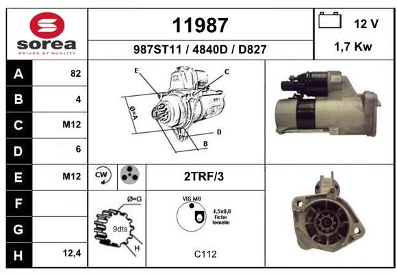 EAI starteris 11987