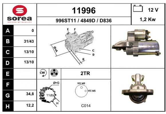 EAI Стартер 11996